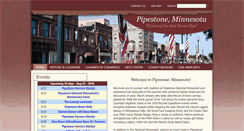 Desktop Screenshot of pipestoneminnesota.com